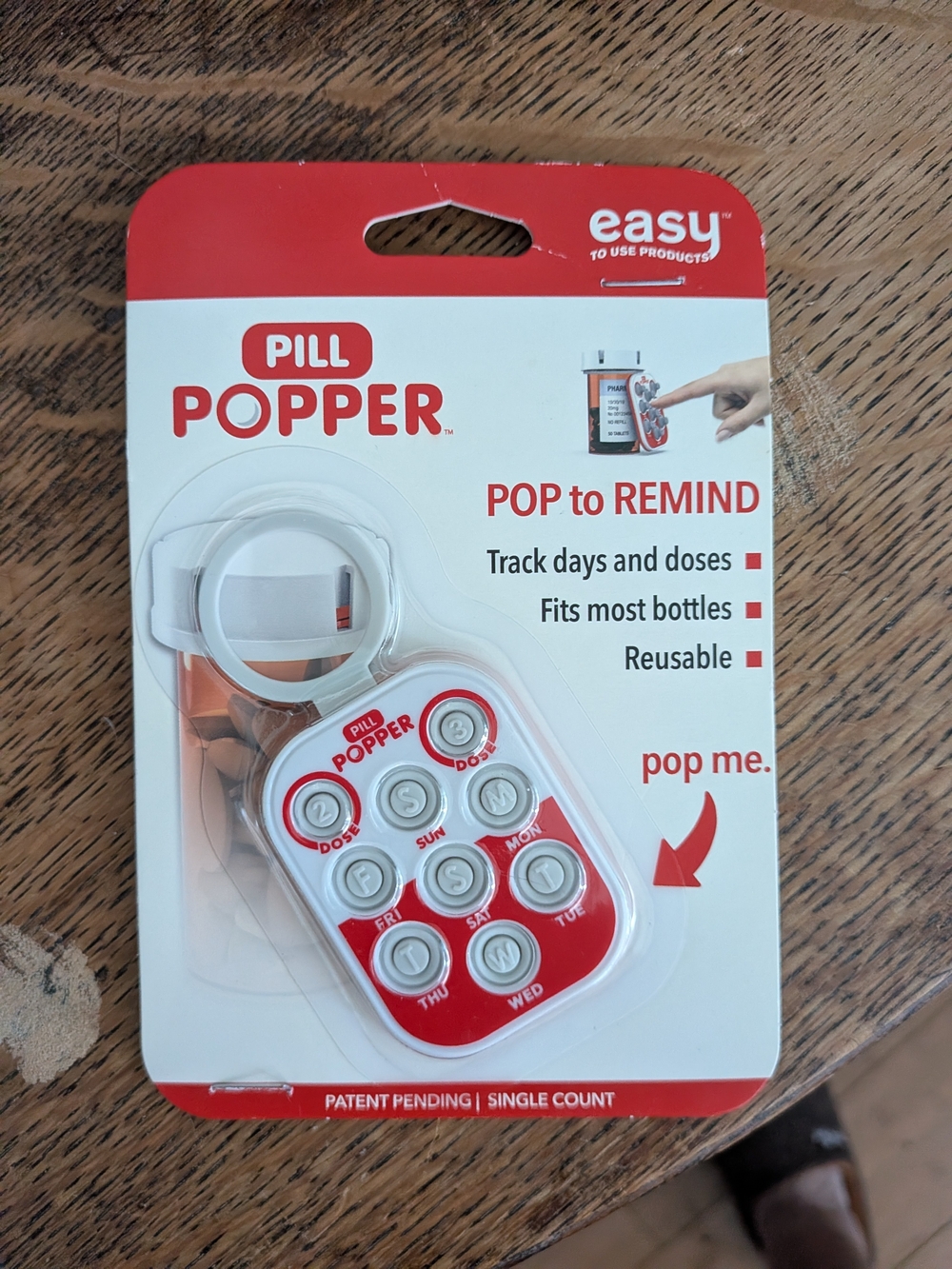 On the Bottle Weekly Pill Reminder
